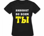 Это ты во всем виноват(а)!