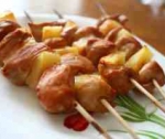Куриные шашлычки.